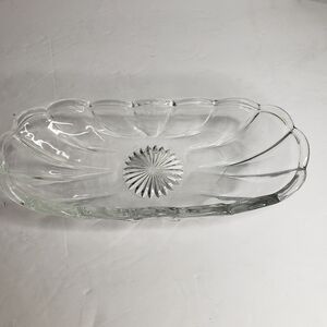 Anchor Hocking 561G banana split dish.  241